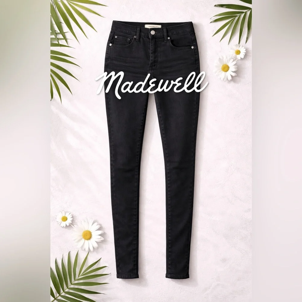 Madewell Women's Dark Gray Skinny Jeans